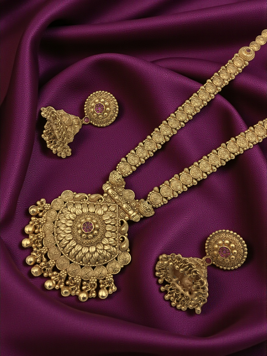 LILY BRASS NECKLACE SET