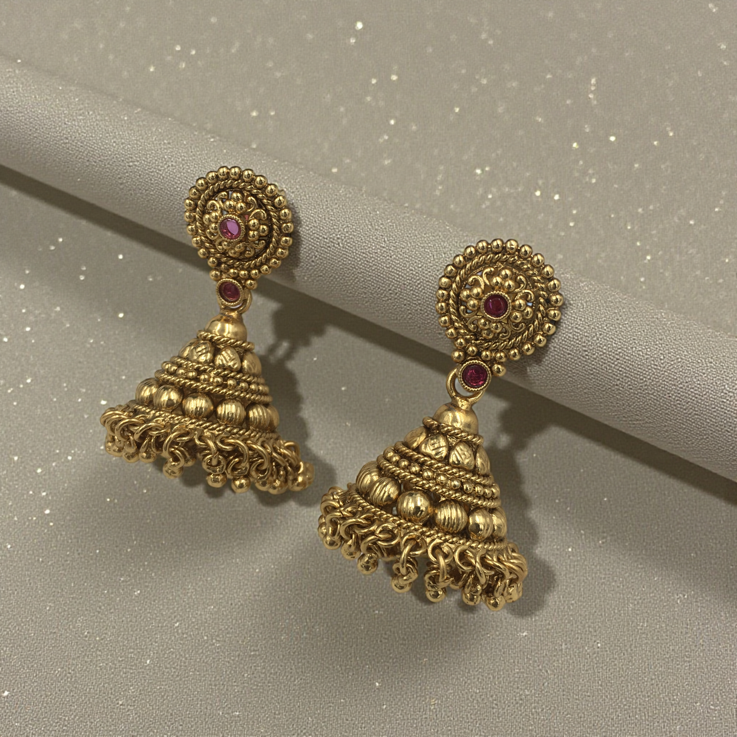 PATRICIA  BRASS NECKLACE SET