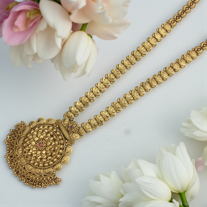 PATRICIA  BRASS NECKLACE SET