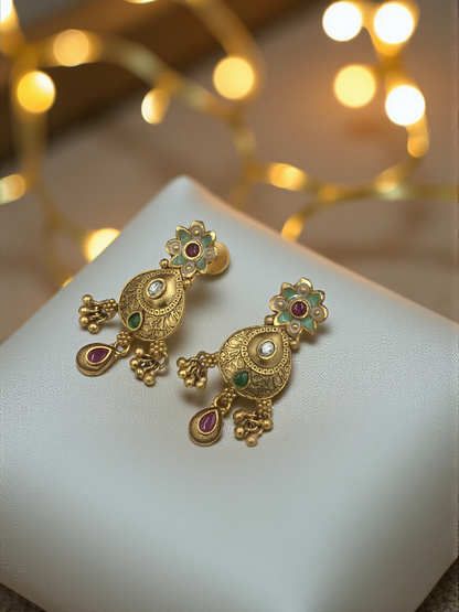 ELIZABETH  BRASS NECKLACE SET