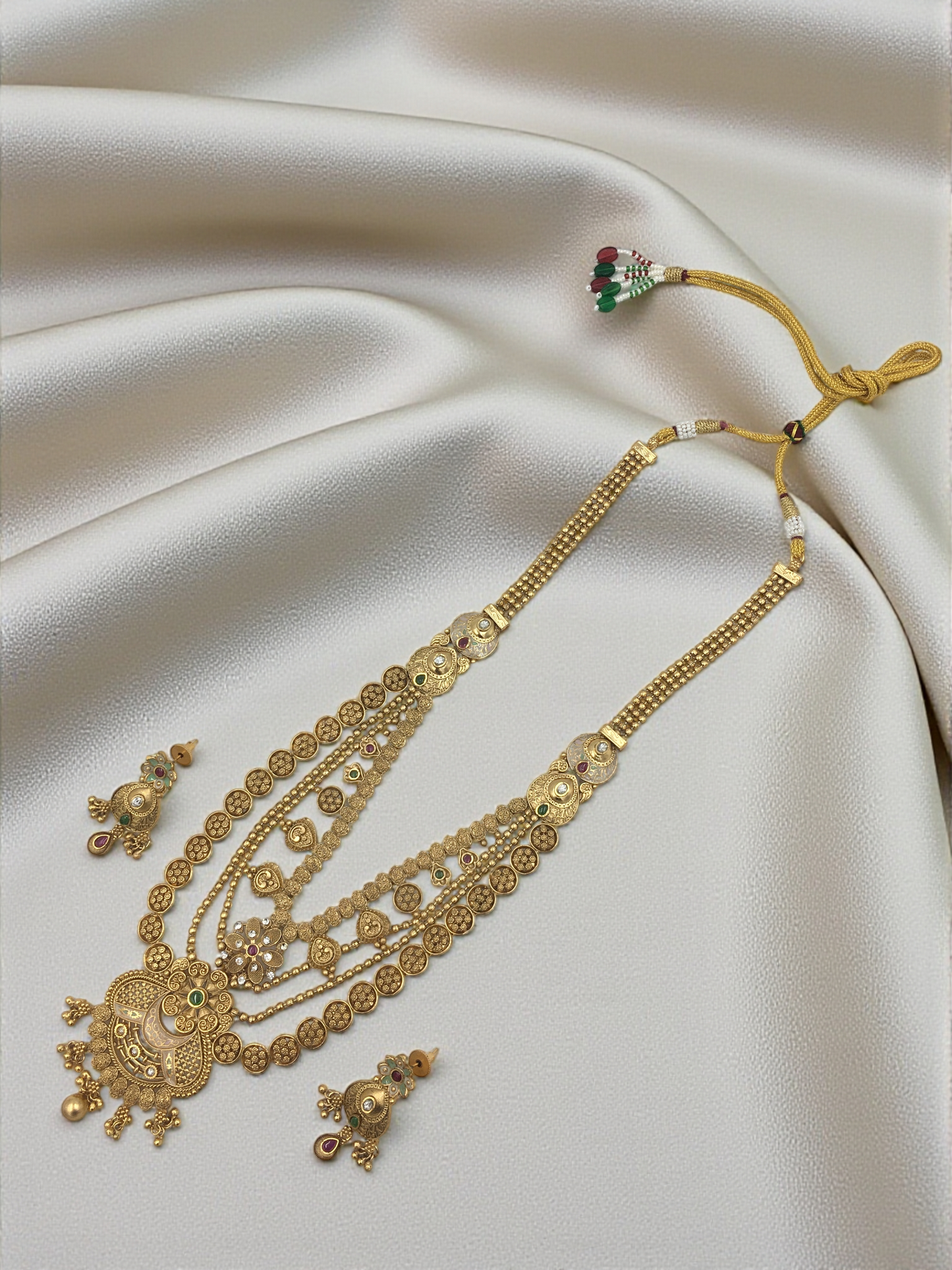 ELIZABETH  BRASS NECKLACE SET