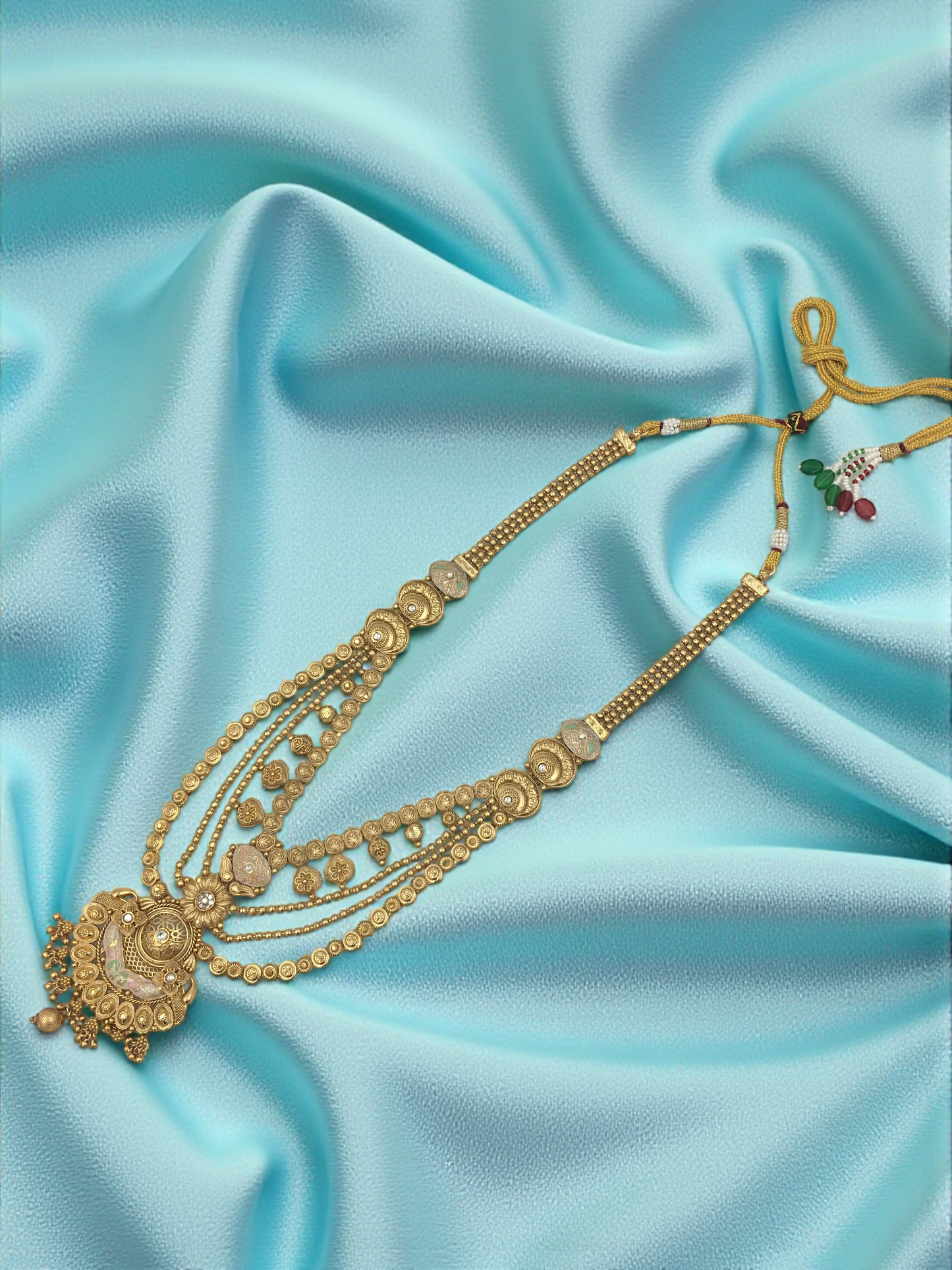 JENNIFER  BRASS NECKLACE SET