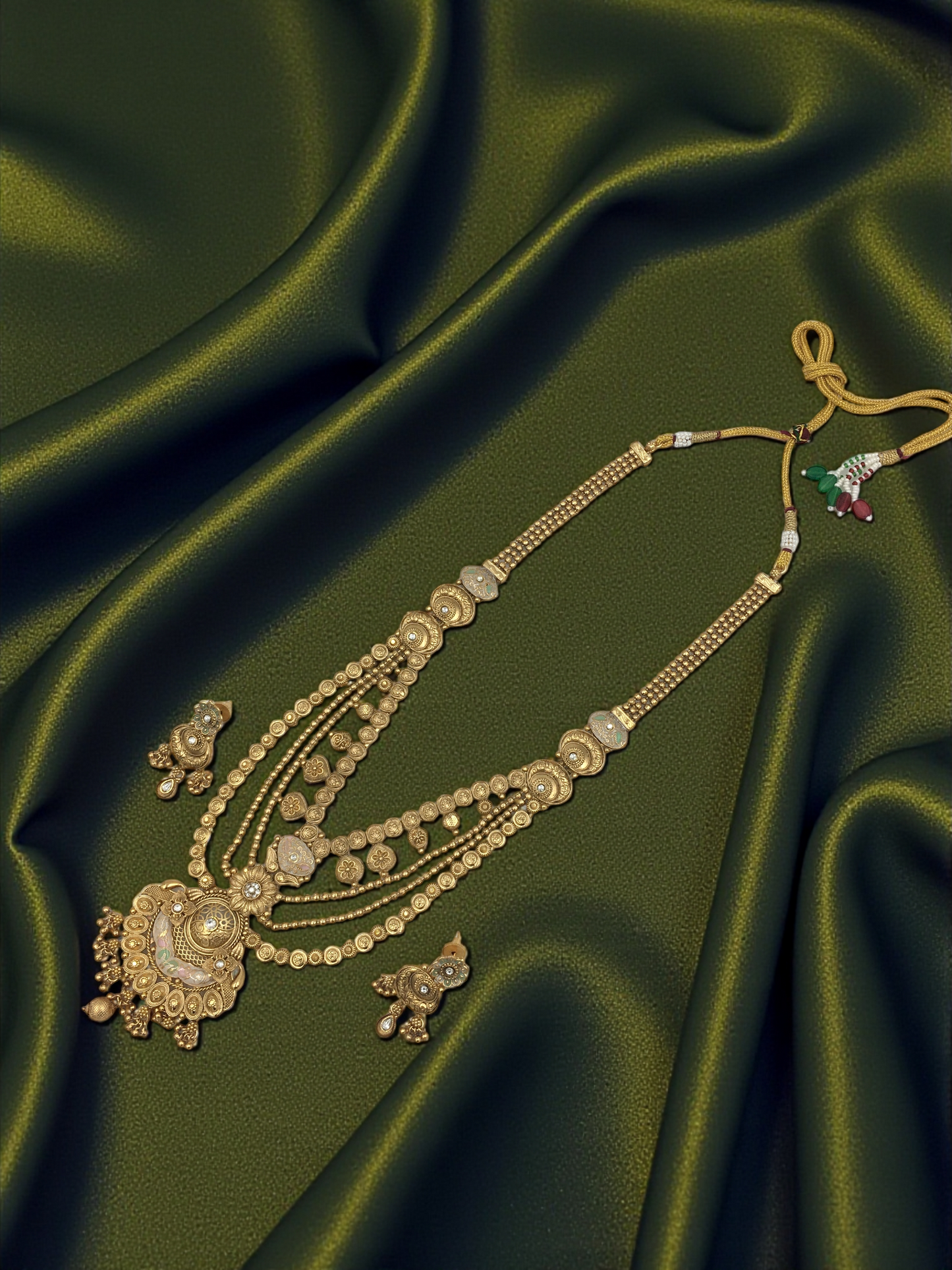 JENNIFER  BRASS NECKLACE SET