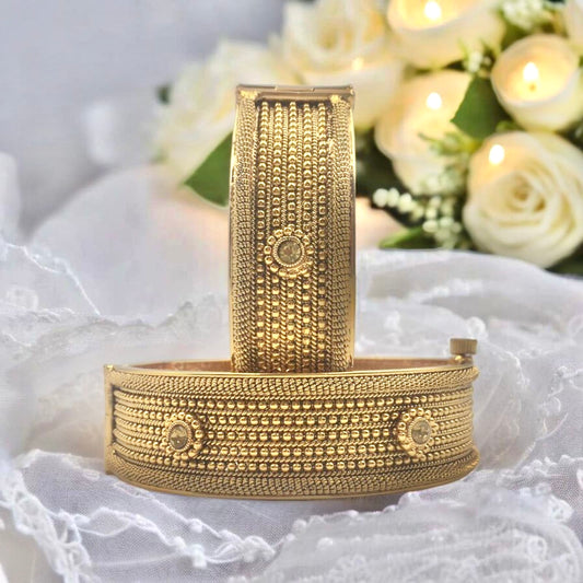 MAHIRA RAJWADI BRASS BANGLES