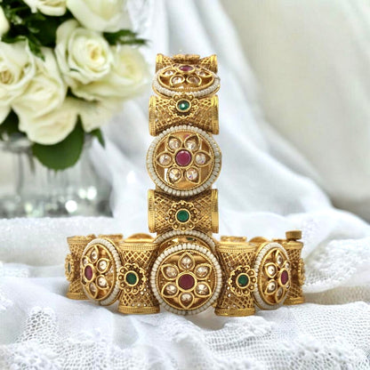 RITHVIKA RAJWADI BRASS BANGLES