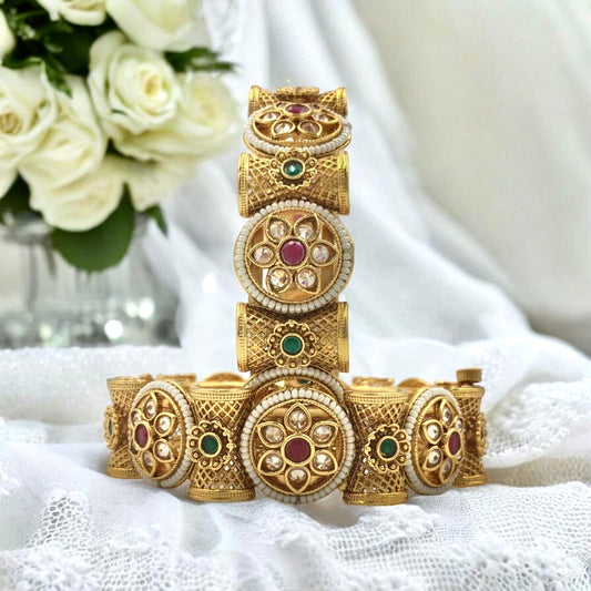RITHVIKA RAJWADI BRASS BANGLES