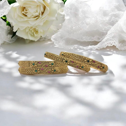 NIRUPA RAJWADI BRASS BANGLES