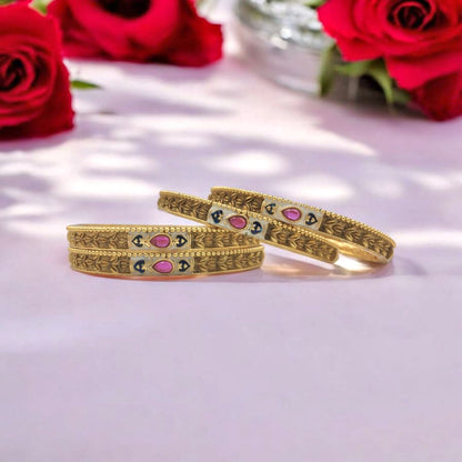 PADMAPRIYA RAJWADI BRASS BANGLES