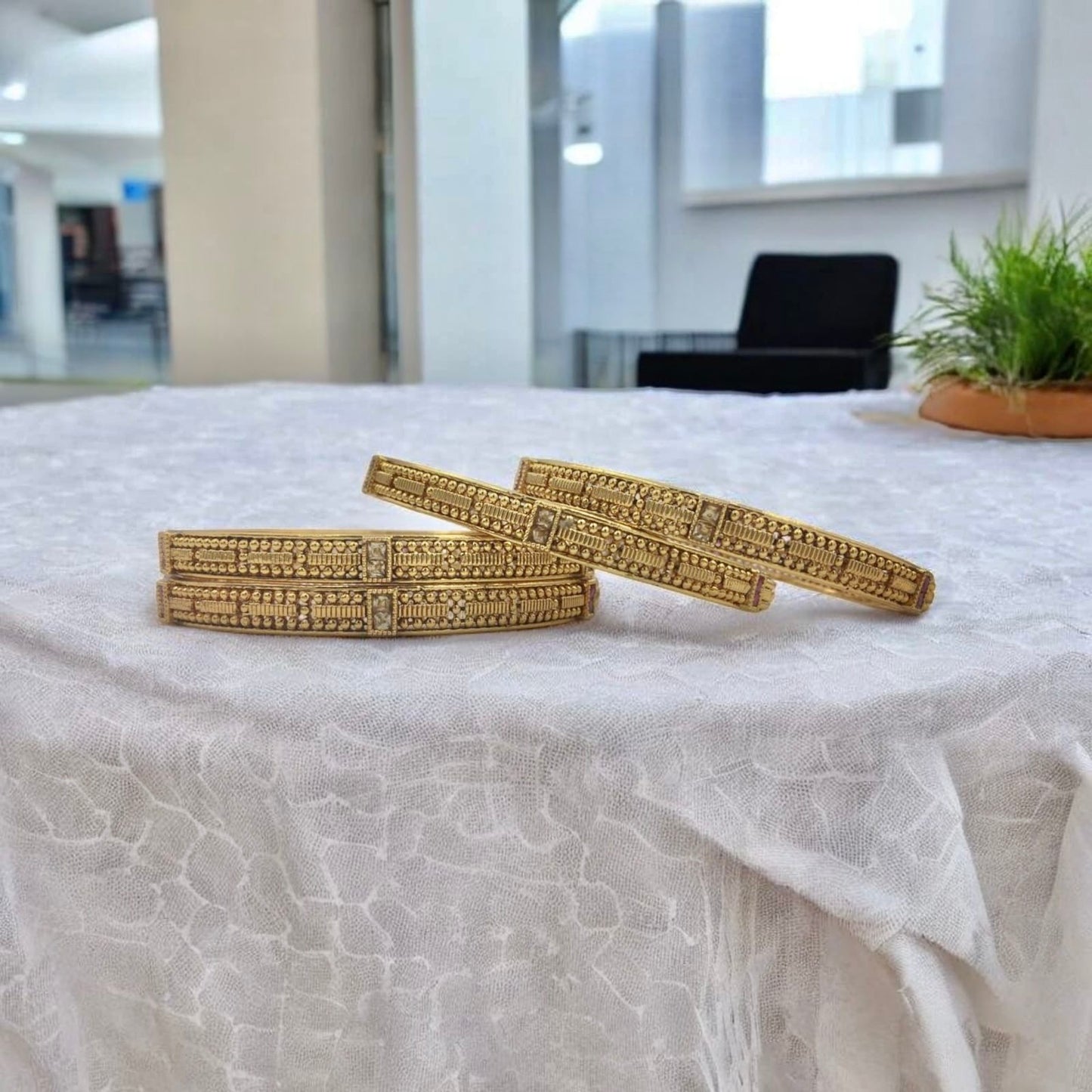 NANDHINI RAJWADI BRASS BANGLES