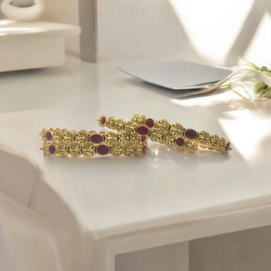 REVA RAJWADI BRASS BANGLES