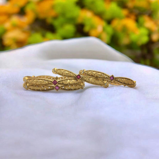 WANIYA RAJWADI BRASS BANGLES