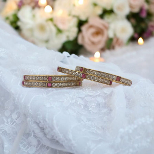 YALINI RAJWADI BRASS BANGLES