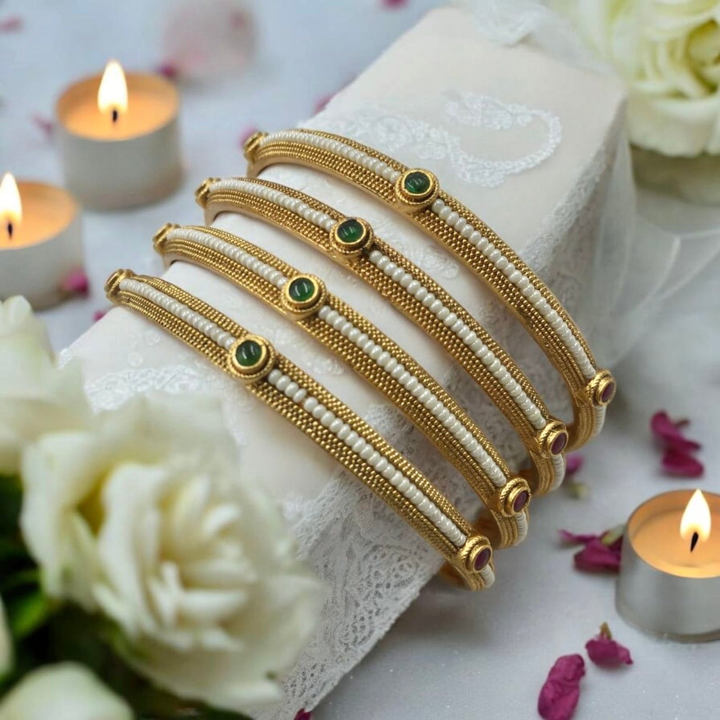 ASWINI RAJWADI BRASS BANGLES