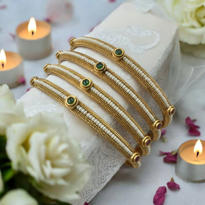 ASWINI RAJWADI BRASS BANGLES