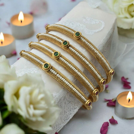 ASWINI RAJWADI BRASS BANGLES