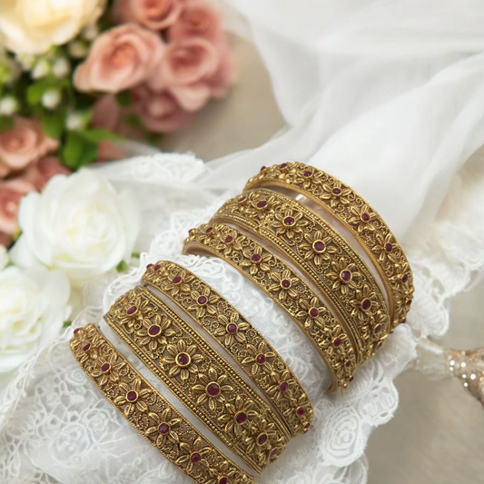 SITHARA RAJWADI BRASS BANGLES