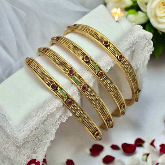 SWATHI RAJWADI BRASS BANGLES
