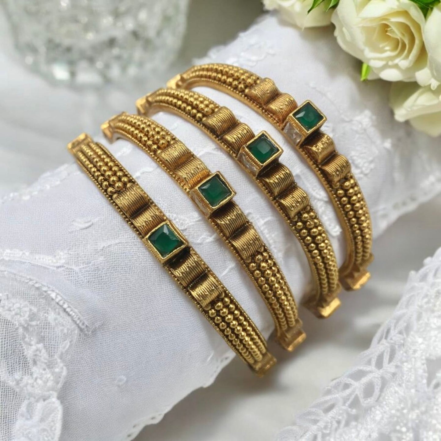 MAYRA RAJWADI BRASS BANGLES