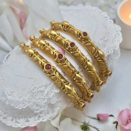CHAITRA RAJWADI BRASS BANGLES