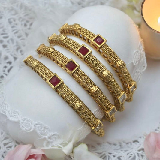LAVINIA RAJWADI BRASS  BANGLES