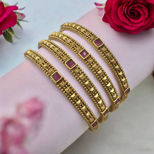 SUCHITRA RAJWADI BRASS BANGLES