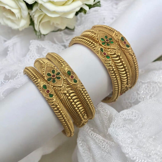 AMAYA RAJWADI BRASS BANGLES