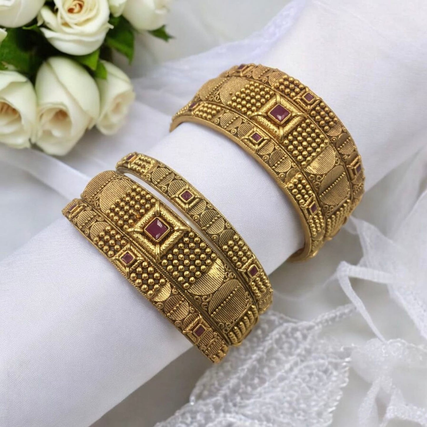 PRISHA RAJWADI BRASS BANGLES