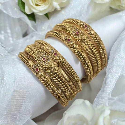 VIDHITHA RAJWADI BRASS BANGLES