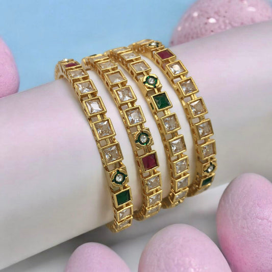 ARRYA RAJWADI BRASS BNAGLES