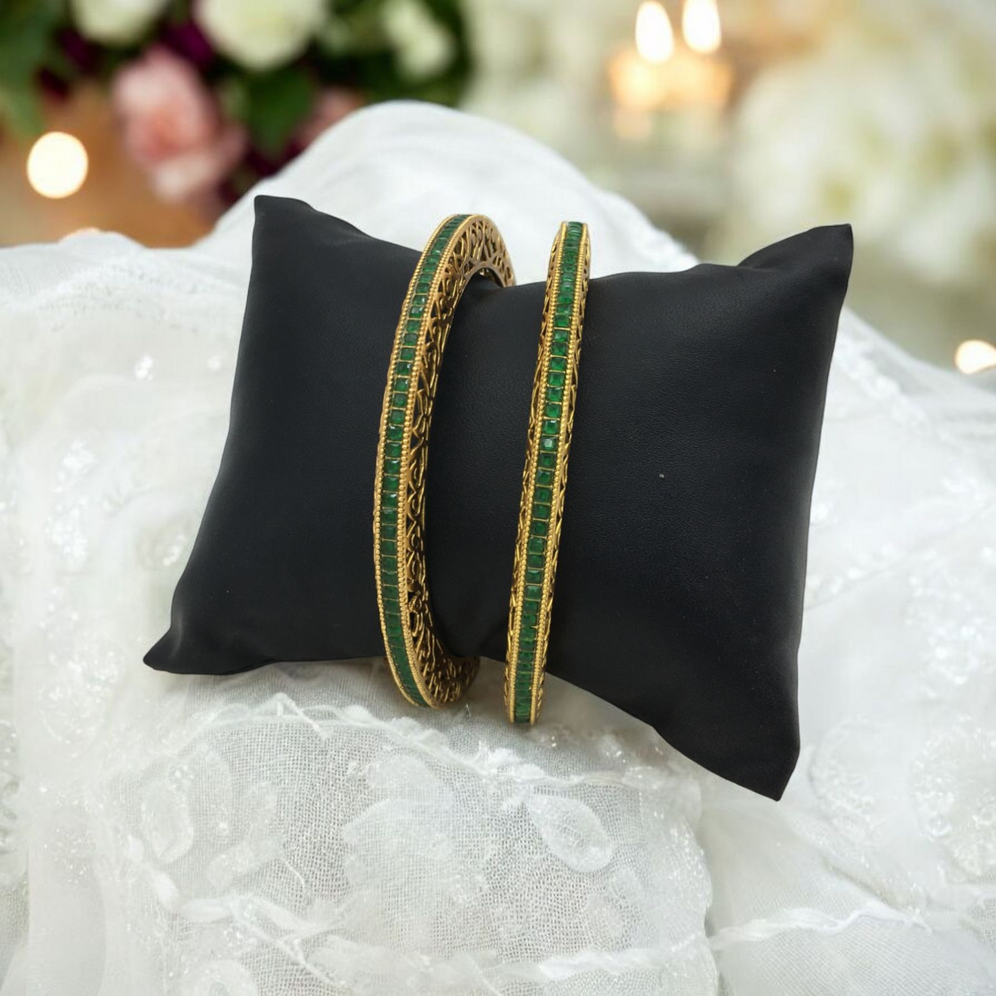 DIVYANKA RAJWADI BRASS BANGLES