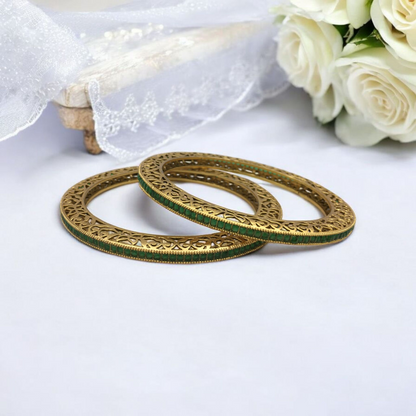 DIVYANKA RAJWADI BRASS BANGLES