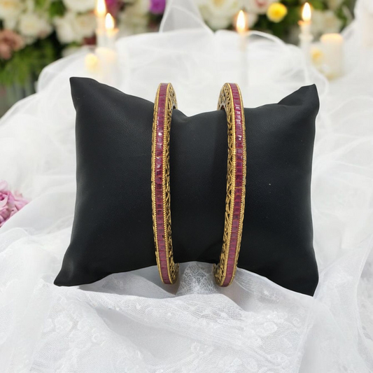 DIVYANKA RAJWADI BRASS BANGLES