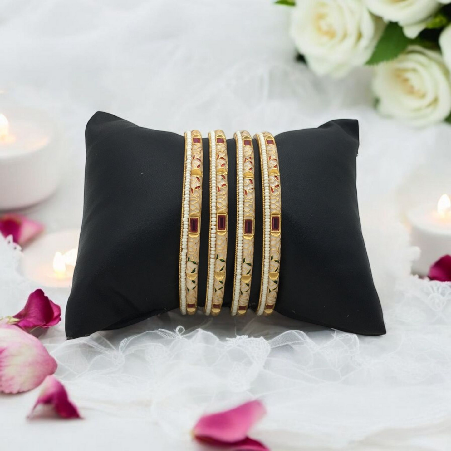 KEERTHIKA RAJWADI BRASS BANGLES