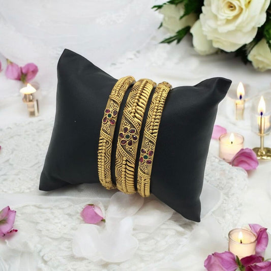 LIORA RAJWADI BRASS BANGLES