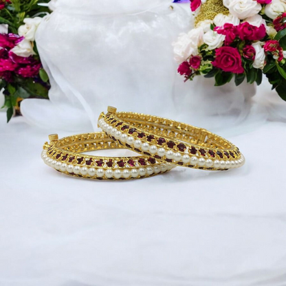 RAVINA RAJWADI BRASS BANGLES