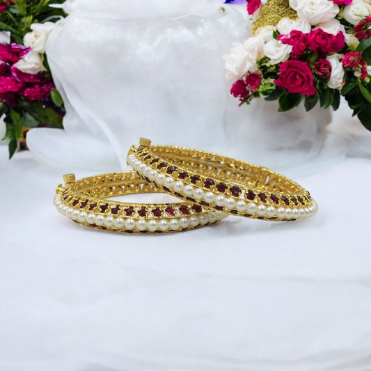 RAVINA RAJWADI BRASS BANGLES