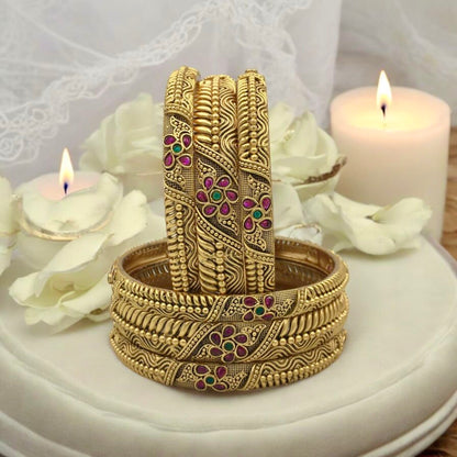 LIORA RAJWADI BRASS BANGLES