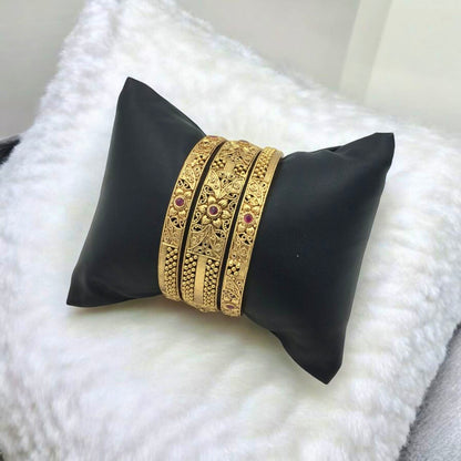 AMRITA RAJWADI BRASS BANGLES