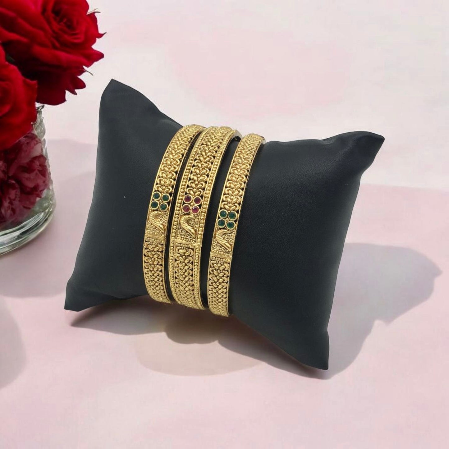 RISHA RAJWADI BRASS BANGLES