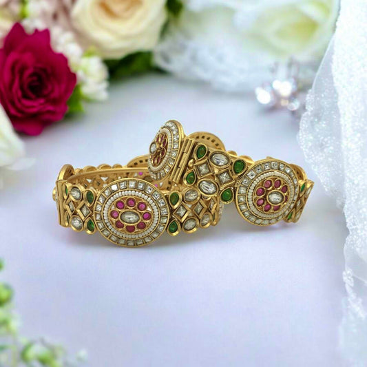 PRAKRITI RAJWADI BRASS BANGLES
