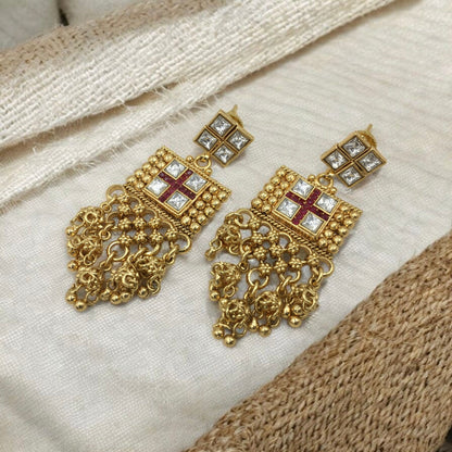 ANANYASHREE BRASS NECKLACE SET