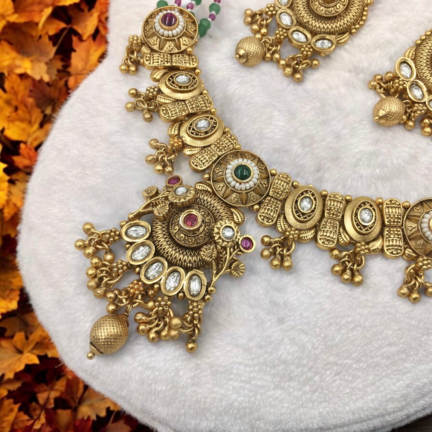 DHRUVI BRASS NECKLACE SET
