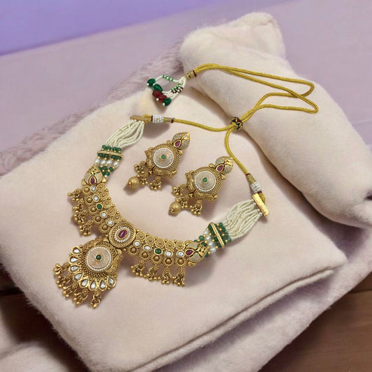 SITA BRASS NECKLACE SET