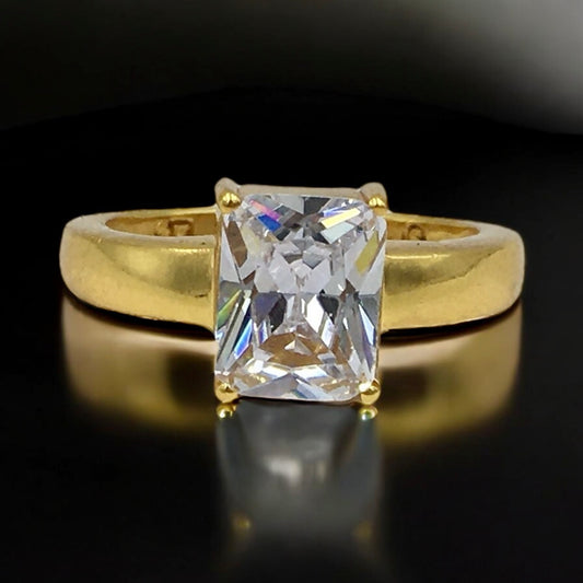 CROWNKRAFT MICRO GOLD PLATED RING