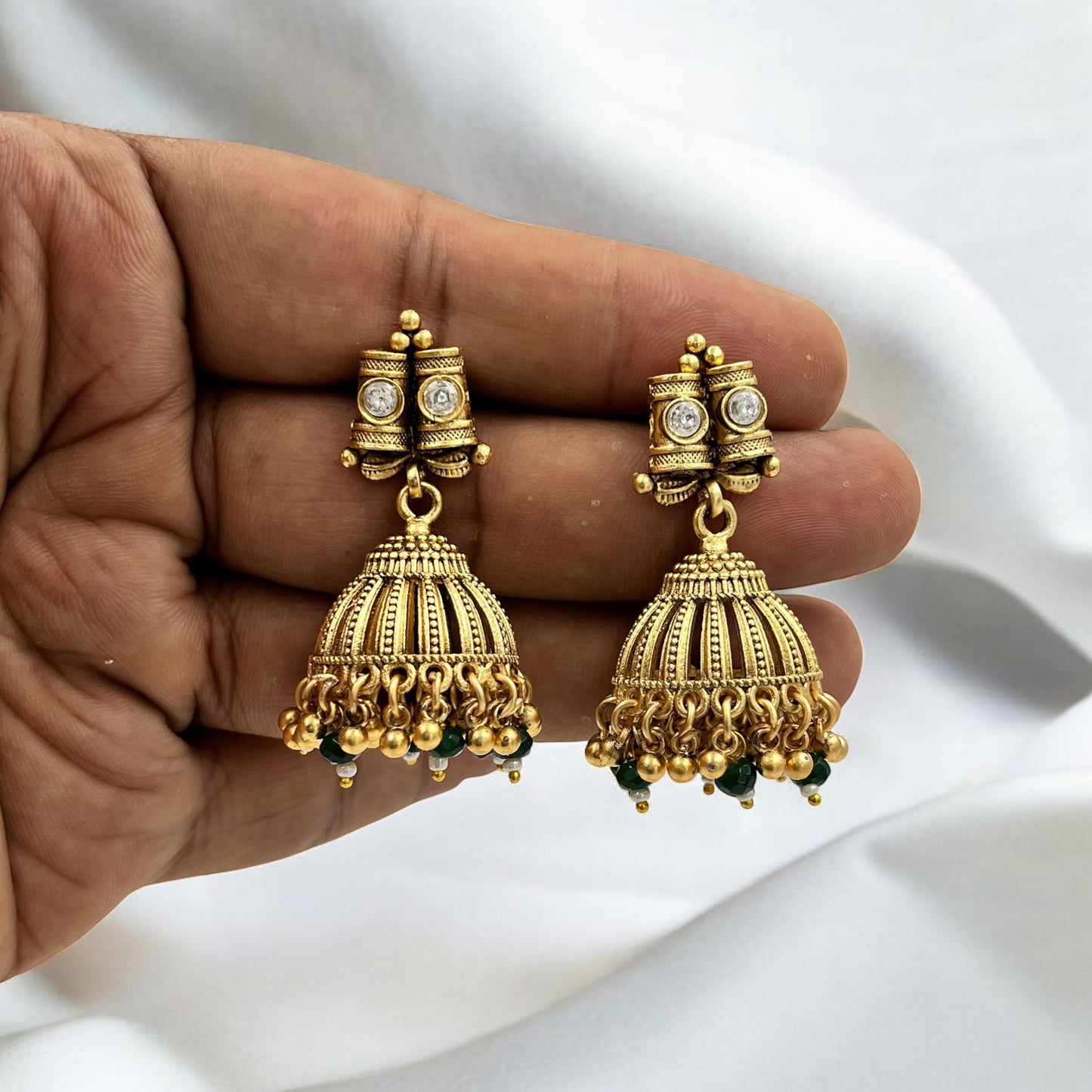 RAJWADI CLASSIC PEARL NECKLACE SET