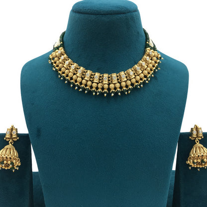 RAJWADI CLASSIC PEARL NECKLACE SET