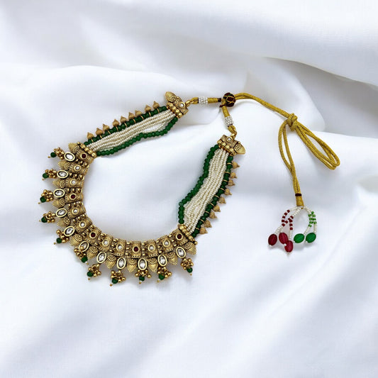 AVANTIKA RAJWADI NECKLACE SET