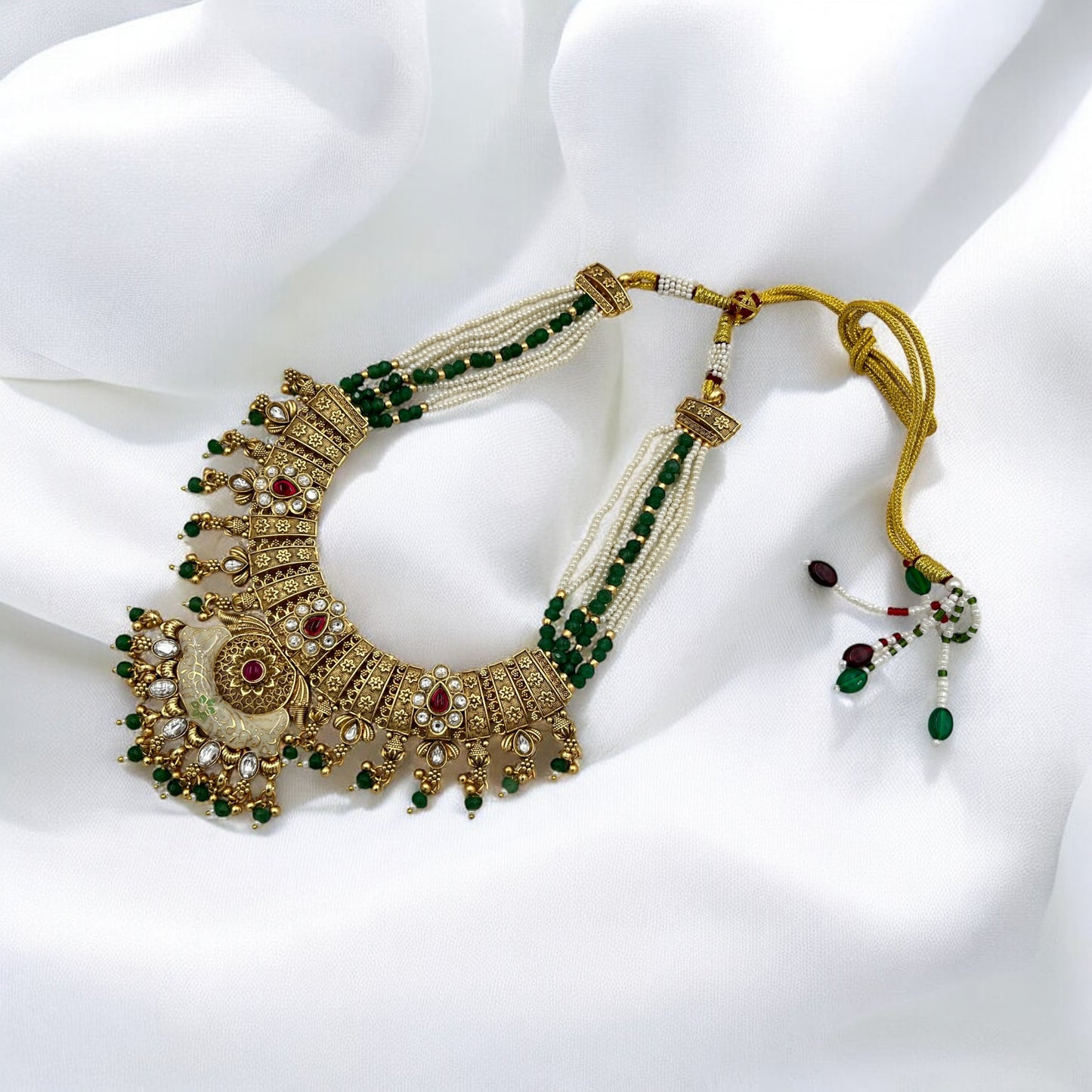 RAJESHWARI RAJWADI NECKLACE SET