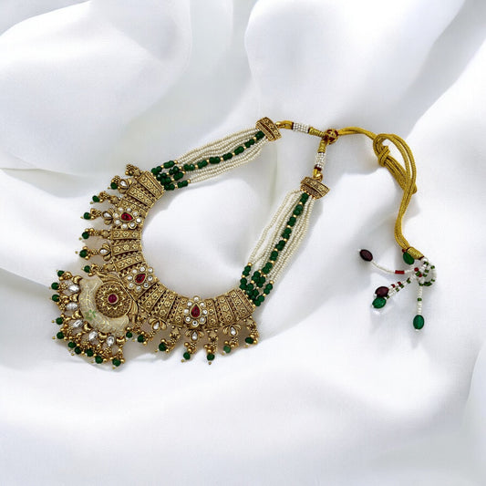 RAJESHWARI RAJWADI NECKLACE SET