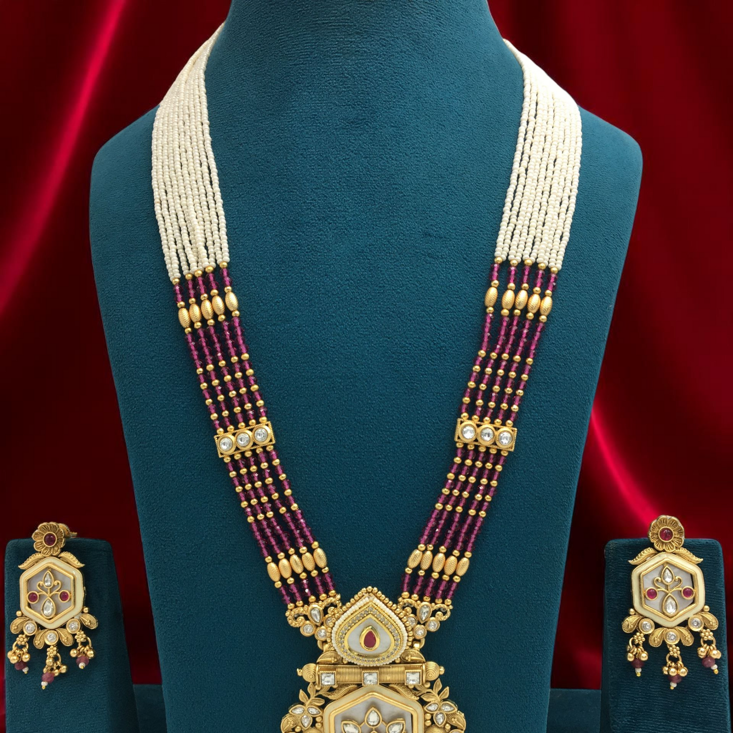AATIKA BRASS NECKLACE SET